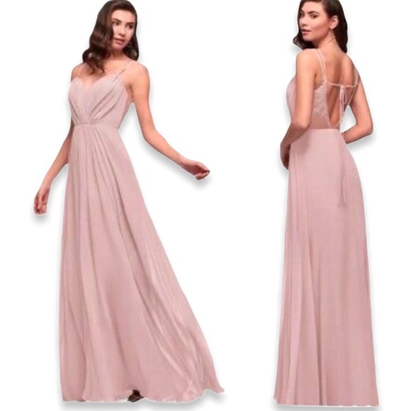 NWT Azazie Lexy Dusty Sage Bridesmaid Dress - Picture 1 of 4